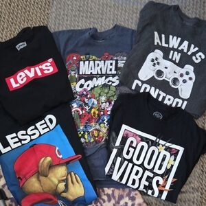 Levi's Black and Red Kids Graphic Tee